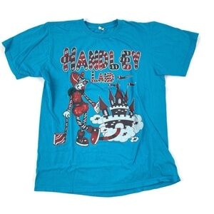 Anvil Womens Graphic Tee Blue